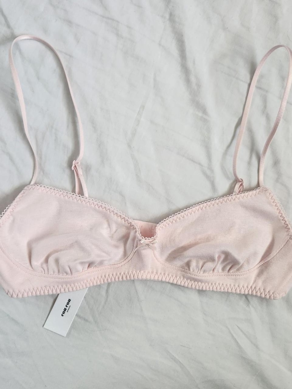 BNWT Cou Cou Intimates Petite Bra in baby pink xs